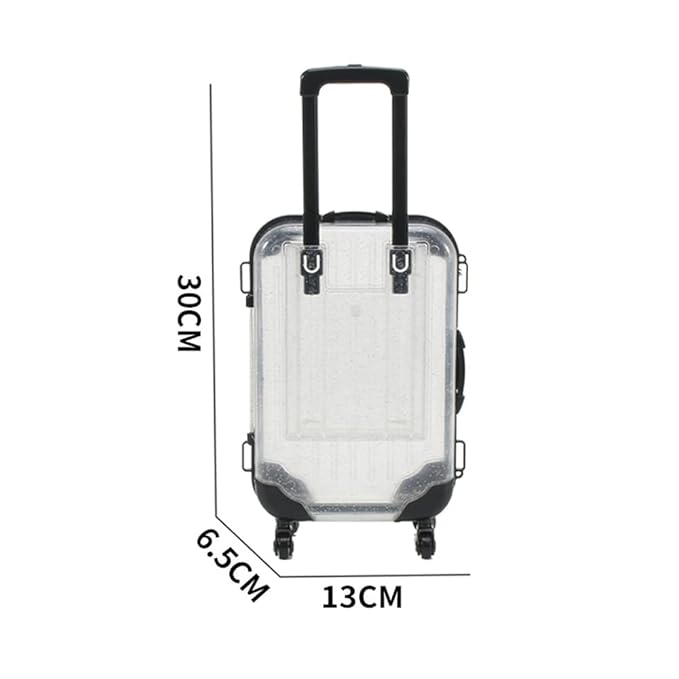 HBZGTLAD 10pcs false eyelashes packaging box pink luggage lashes suitcase mink lashes packing fluffy and curly case empty (B-white)