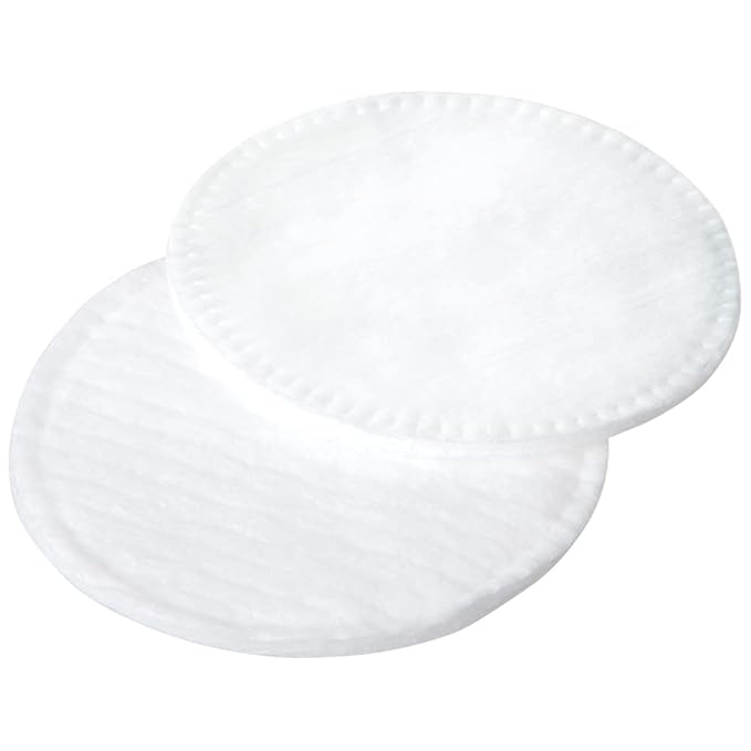 ForPro Pure & Natural Stitched Cotton Rounds for Face (400-Count), 100% Pure, Makeup Remover Pads, Hypoallergenic, Lint-Free, Vegan & Cruelty-Free, 100 Cotton Pads (Pack of 48)