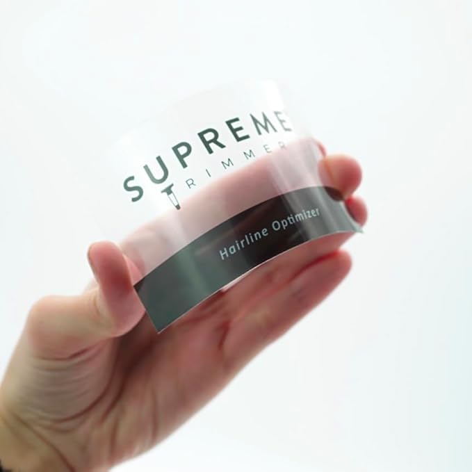 Enhancement Cards for Barbers by Supreme Trimmer | Reusable Hairline Shaping Tool for Natural Line Up & Precise Beard Edges | Ideal for Colored Ink Spray & Hair Fiber Application | HFH/4X
