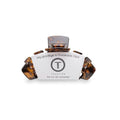 TELETIES - Large Hair Clip - Strong Grip, Bendable Teeth, Comfortable Curved Design - Ideal for Thick Hair - For All Hair Textures - Tortoise