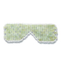 Alana Mitchell Jade Eye Mask – Weighted Eye Mask to Eliminate Wrinkles, Puffiness, & Irritation – Headache and Migraine Relief Mask - 100% Real Jade Stone Beads for Hot & Cold Anti Aging Therapy