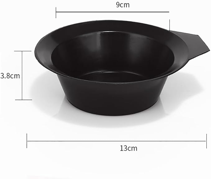 10 Pcs 170ml Plastic Hair Dye Bowls Hair Color Tint Bowl Cup Hair Coloring Bleaching Mixing Bowl Container Professional Salon Hairdressing Tools