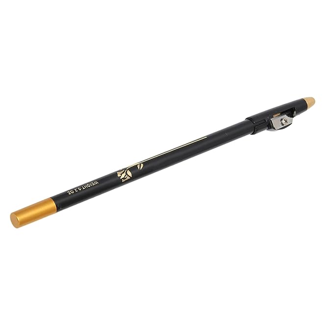 ANGGREK Beard Lineup Pen, White Hairline Pen Professional Beard Pencil Filler Household Beard Pencil Liner Shaping Styling Tool(Black)