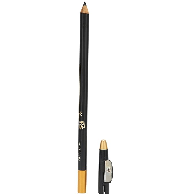 Beard Pencil, Premium Barber Pencil Beard Shaper with Built in Sharpener Edge Hairline Razor Trace Pencils Beard Guide Beard and Hairline, Professional Shaping Tool for Men (Black)