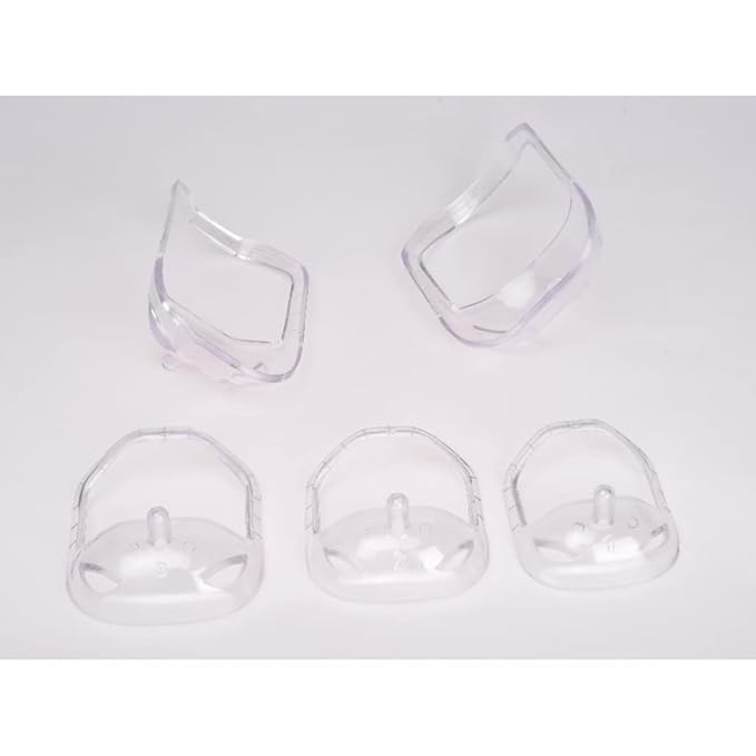 5PCS Transparent Beard Shaper Styling Tool Different Sizes Facial Hair Trimming Guide Grooming Shaper Hair Lineup Tool For Man, beard grooming kit