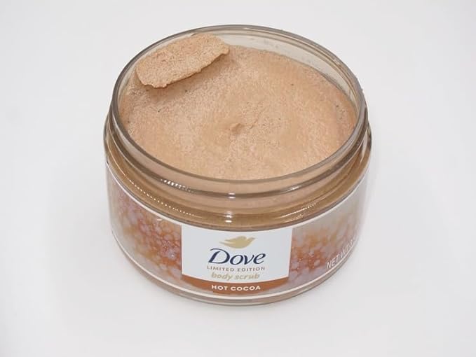 Pack of 3 - Dove Hot Cocoa Body Scrub - 3.5oz each - Limited Edition Pack x 3.