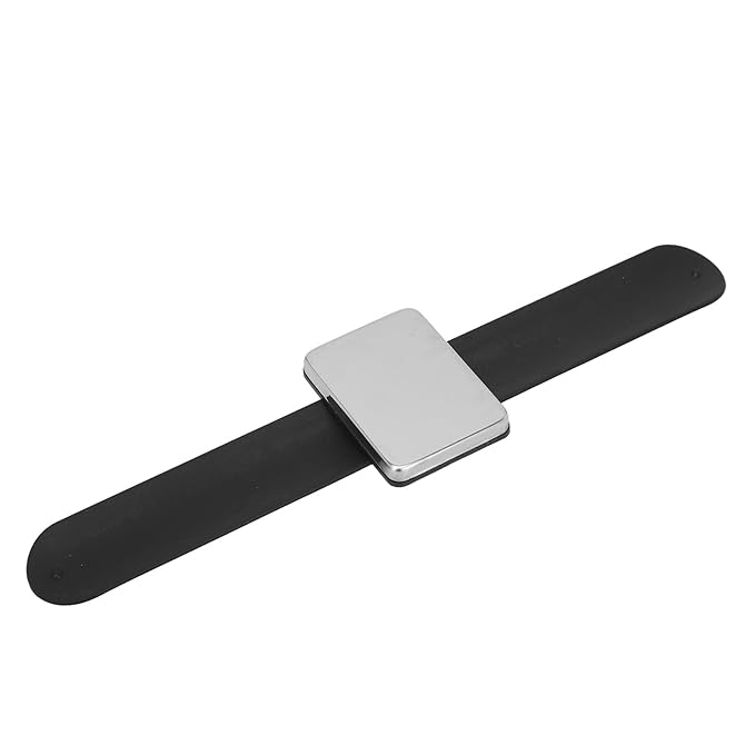 Cosmetic Mixing Palette,Makeup Mixing Palette Wrist Strap,with Magnetic Mixing Palette and Silicone Wristband,Easy Clean,Convenient Color Mixing,Suitable For Nail Salon