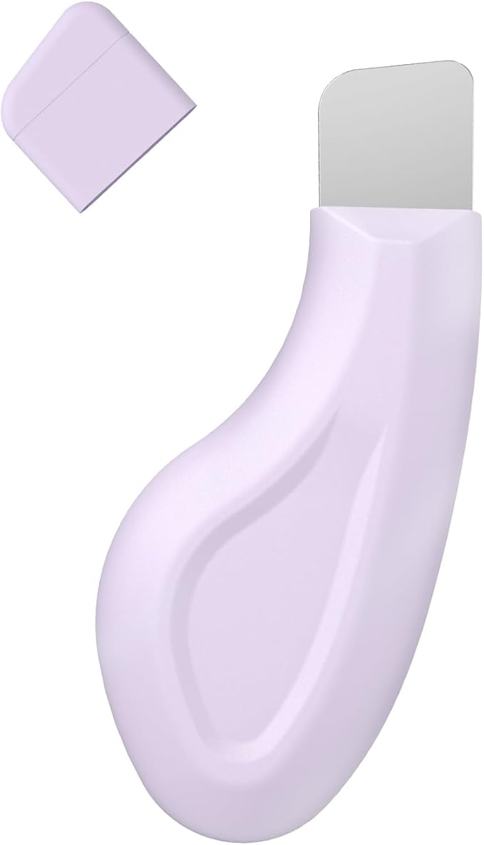 Silicone Nose Blackhead Remover/Face Spatula for Deep Cleaning Black Head Removal.Mild and Safe Skin Scrubber for Remove Facial and Nose Ehead (Purple)