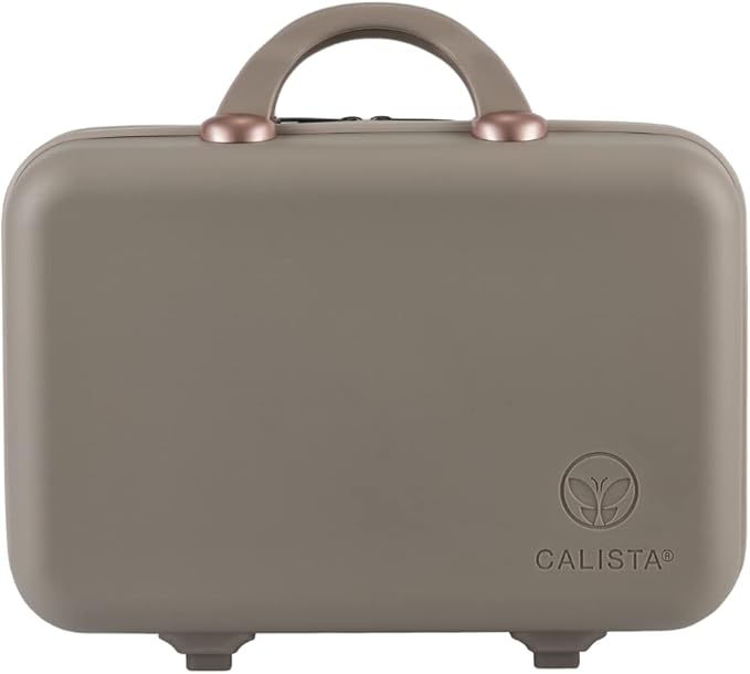 Calista Beauty Case Hair & Beauty Organizer, Pop-Up Vanity & Styling Station, Storage & Travel Case, Heat-Resistant Hair Tool Storage (Dove Grey)