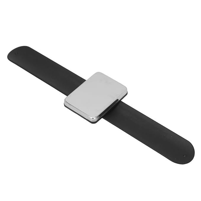 Magnetic Makeup Mixing Palette with Silicone Wrist Strap, Easy Clean, Wide Applicability for Customized Shades, Pollution Avoidance, Professional Makeup Tool