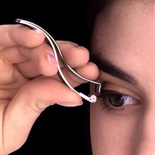 Preo Prima Shogyo Japanese Partial Eyelash Curler, Inner Corner/Outer Corner Precision Lash Curl Up Tool, Made in Japan (Included 2 Replacement Rubber) | C-180