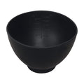 ForPro Professional Collection Silicone Mixing Bowl, Black, Flexible, Odorless, for Mixing Facials, Massage, Body & Other Products, 8 oz