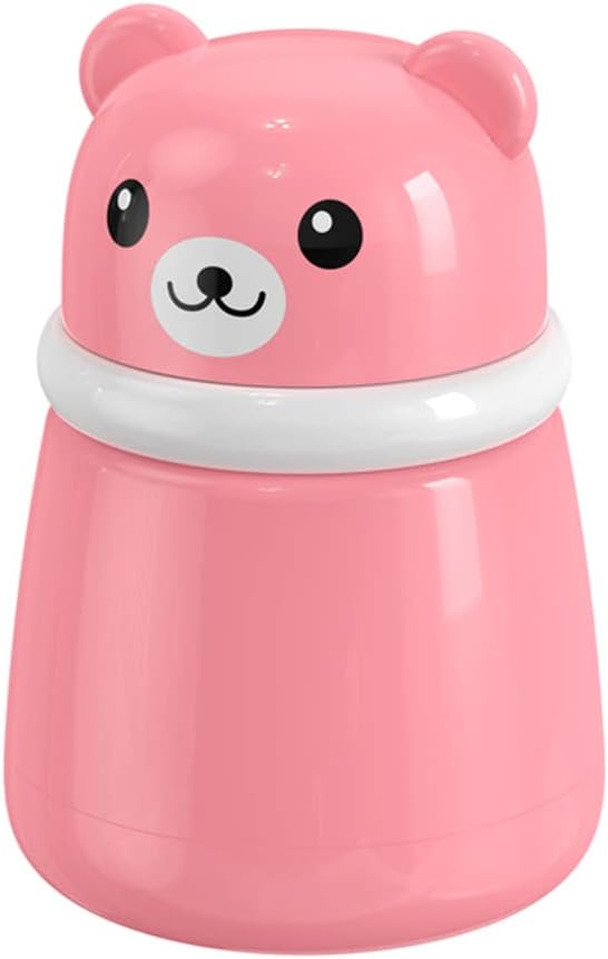 CoaGu Compact Powder Case - Includes Powder Puff - Ideal for Body Dusting - Perfect for Baby & Mom Use - Pink Color