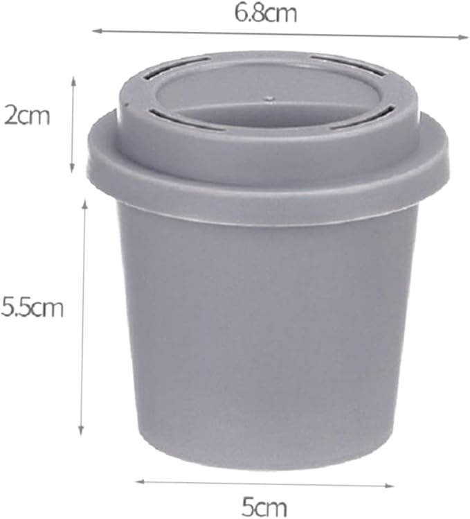 3pcs False Eyelash Storage Box Durable Cases for False Eyelash Organization Portable Design Dark Brown Advanced Gray Oatmeal