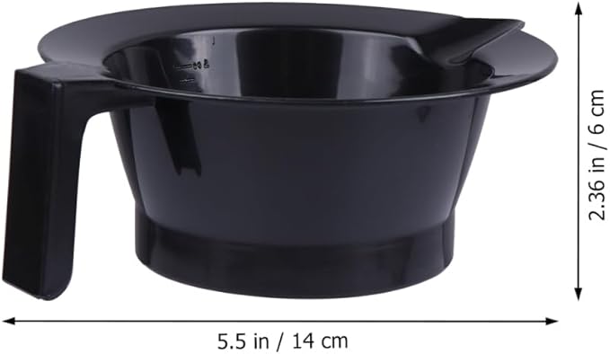 4Pcs Hair Dye Bowls Plastic Hair Color Bowls with Handles, Salon Styling Hairdressing for Salon Barbershop Hairdressers