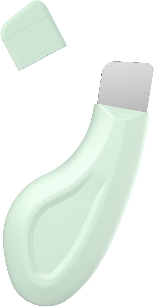 Silicone Nose Blackhead Remover/Face Spatula for Deep Cleaning Black Head Removal.Mild and Safe Skin Scrubber for Remove Facial and Nose Ehead（Green）