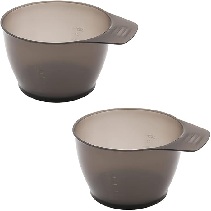 4 Pcs Hair Color Mixing Bowls Plastic Color Mixing Tint Bowls Hair Dye Bowl Hair Color Dyeing DIY Oil Treatments Tools