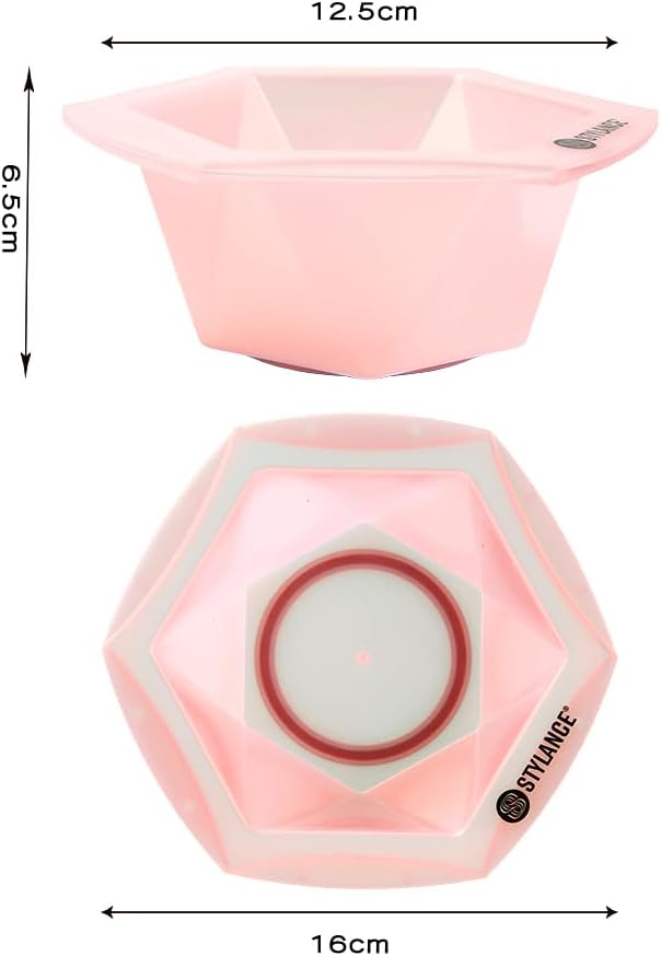 Multi-Colored Connect & Color Bowl Set, Hair Color Mixing Bowls, Hair Bleach, Hair Dye, Coloring kit,Color Palette, 7 Pack
