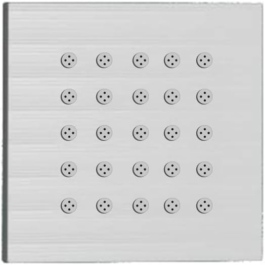 Brushed Nickel Shower Jet 4 inch Wall Mount Body Massage Body Jet, 1 PCS