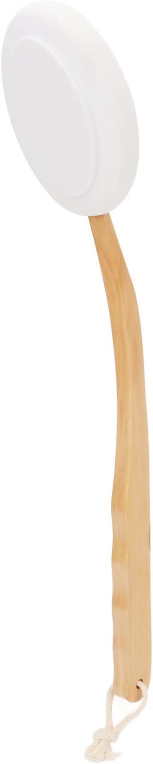 Back Lotion Applicator with Long Handle for Men and Women. Easy Application of Lotions and Shower Gels. Exfoliation and Skin Tool. Suitable for Home Use. Portable Design with 6 Replacemen
