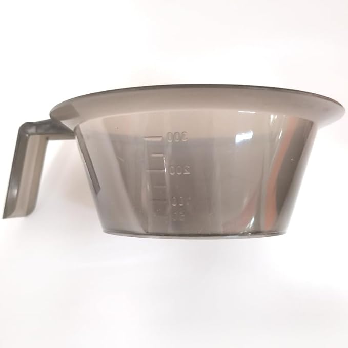 lasenersm 2 Pieces Hair Color Mixing Bowl Hair Color Bowl Hair Dye Bowl Applicator Bowl Plastic Color Mixing Tint Bowls Hair Dyeing Bowls Dyeing Coloring Tool for Home Salon Hairdressing, Gray