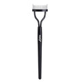 Eyelash Comb MSQ Eyelash Separator Mascara Applicator Eyelash Definer With Comb Cover Arc Designed Cosmetic Brushes Tool Black (1PCS)