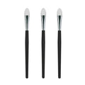 LORMAY 3 Pcs Silicone Eyeshadow and Lip Mask Makeup Brushes, Professional Tools for Applying Cream or Liquid Eye Shadows and Lip Colors