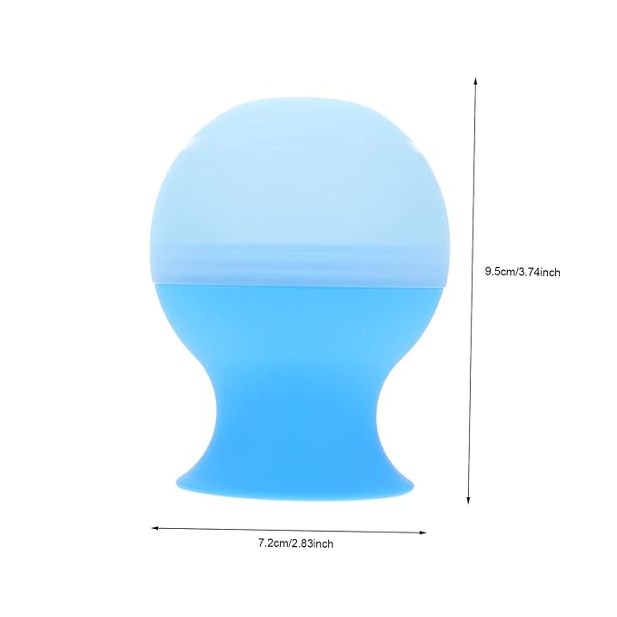 Silicone Ice Face Roller for Skin Massage Compact Cooling Tool for Facial Care Ice Mold for Deep Tissue Relief and Improved Circulation for Home Travel Use