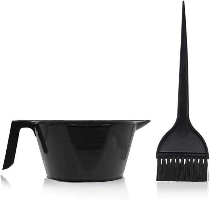 Magic Collection Handle and Pouring Lip Mixing Bowl and Dye Brush with Hook