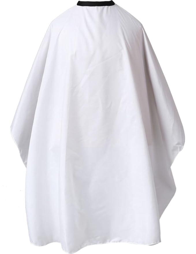 Professional Waterproof Hair Styling Cape Haircuting Salon Cape Gown Hair Salon with Snap Closure Yellow Stripes