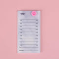 Acrylic Eyelash Pallet For 8 Layers Storage Organizer, Grafting False Eyelashes With 7-15mm Scale Glue Cup Palette, Cosmetic Beauty Extension Supplies (A Marble White Pallet)