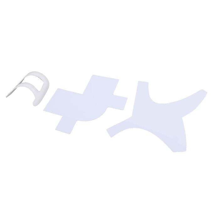 Beard Shaper ABS Styling Tool Hairline Neckline (White)