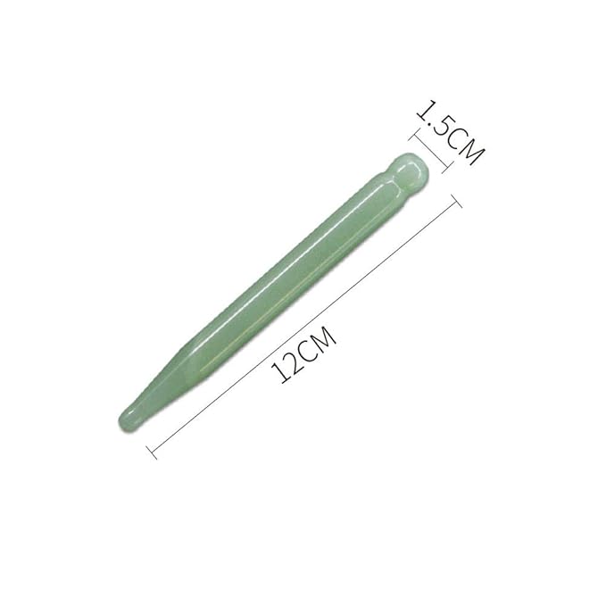 Jade Acupuncture Pen Deep Tissue Gua Sha Massage Tools Natural Facial Tool Manual Acupuncture Massage Pen for Full Body