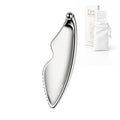 Gua Sha Facial Tools - Guasha Tool for Face and Body, Premium Metal Scraping Massage Tool for Lymphatic Drainage, Skin Rejuvenation, and Relaxation