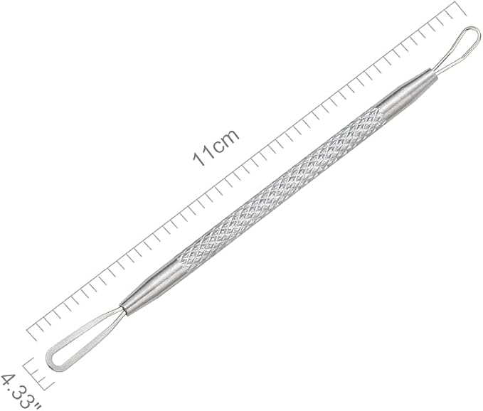 Professional Blackhead and Blemish Remover -Pimple Comedone Removal 2-in-1 Extractor Tool -by La Chat (Short)