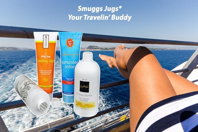 Cruise Alcohol Smuggling Kit Empty Shampoo Conditioner Bottles hide and drink liquor -Hidden Flasks for Liquor Alcohol 4 17.3oz 2 8oz Rum Runners for Cruise Ship Essentials to enjoy. Save