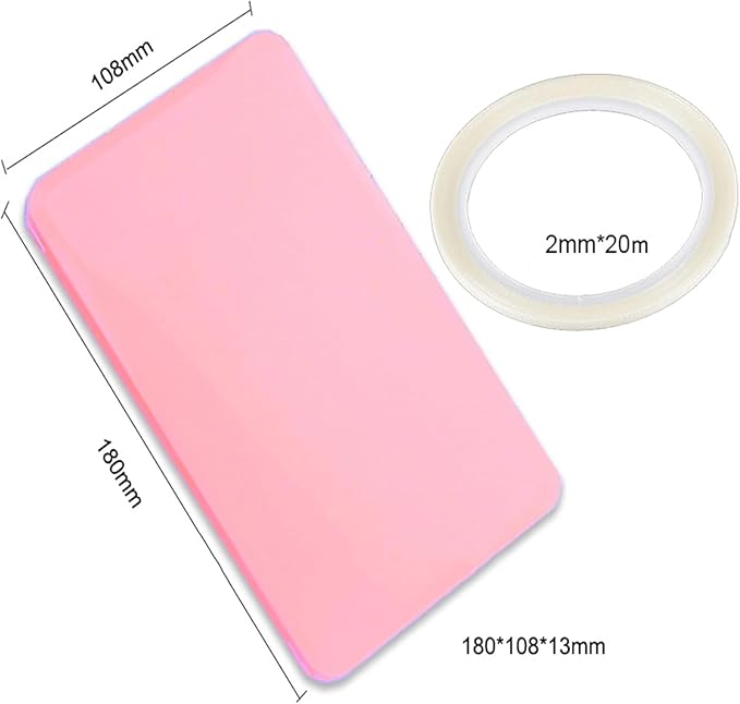 Empty Eyelash Storage Box,Eyelash Storage False Eyelash Display Box can Holds a large number of False Eyelashes Xmas Gift for Girls Makeup Lovers (Pink)