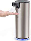 Automatic Soap Dispenser Foam Rechargeable: Touchless Soap Dispenser Stainless Steel with Sensor for Bathroom Kitchen