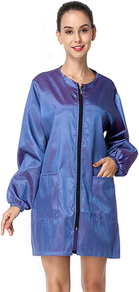 Polyester Fabric Salon Smock Professional Stylist Jacket Waterproof Haircut Cape Barber Apron