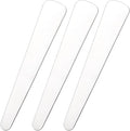 3pcs Mini Stainless Steel Makeup Spatula, Reusable Cosmetic Cream Spatulas Spoon, Skincare Scoop Applicator Facial Massage Beauty Tools for Mixing and Sampling Face Eye Cream- 2.79"×0.52"