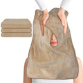 SINLAND Microfiber Esthetician Towels for Facials Mask Removing Face Wrap Soft Facial Cloth with Split Design Spa Towels for Facial Steam Massage and Cleansing