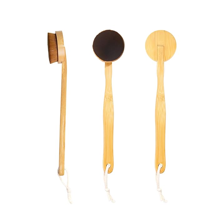 Self-Tan Back Applicator, Back Brush For Applying Self-Tan, Long Handle For Controlled Sunless Tanning, Eco Friendly Back Tanning Applicator, Vegan, & Cruelty Free, 1 Count
