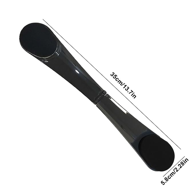 Back Lotion Applicator, Lotion Applicator, Sunscreen Applicator Features Foldable Portable Design with Non-Slip Handle, Lotion Applicator for Back Self Men and Women (black)