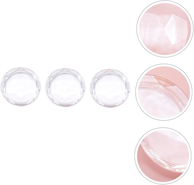 PartyKindom 3pcs Eyelash Storage Boxes Makeup Organizer for False Lashes Compact Eyelash Case Rational Design for Travel and Cosmetic Bags