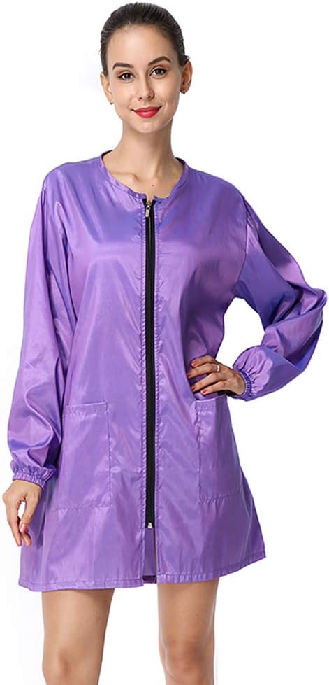 Polyester Fabric Salon Smock Professional Stylist Jacket Waterproof Haircut Cape Barber Apron