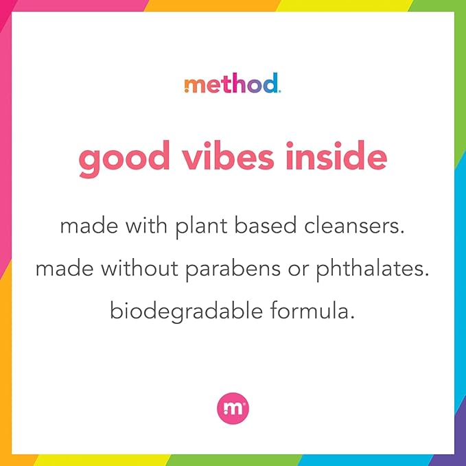 Method Body Wash, Energy Boost, Paraben and Phthalate Free, 18 oz (Pack of 2)