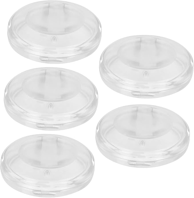 VALICLUD 5pcs False Eyelash Cases Plastic Eyelash Organizer Box Lid for Easy Storage for Travel and Makeup Accessories
