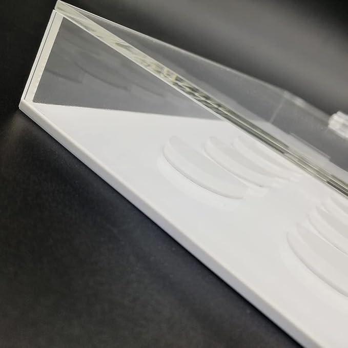 12 Pairs False Eyelashes Clear Storage Box Acrylic Display For Case