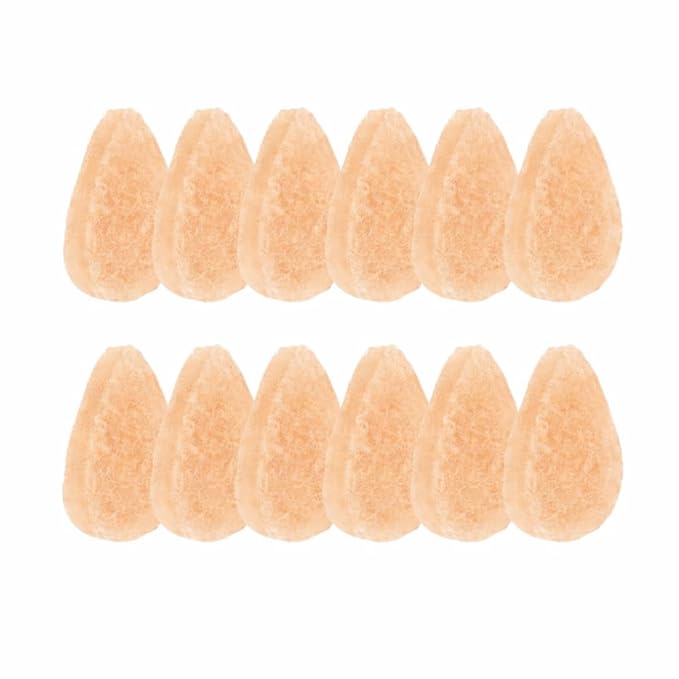 10 Pack - VerdeVida Facial Sponge/Face Scrubber, Buff Puf Style Pads, Deep Cleansing & Exfoliating, Peach