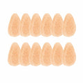 10 Pack - VerdeVida Facial Sponge/Face Scrubber, Buff Puf Style Pads, Deep Cleansing & Exfoliating, Peach